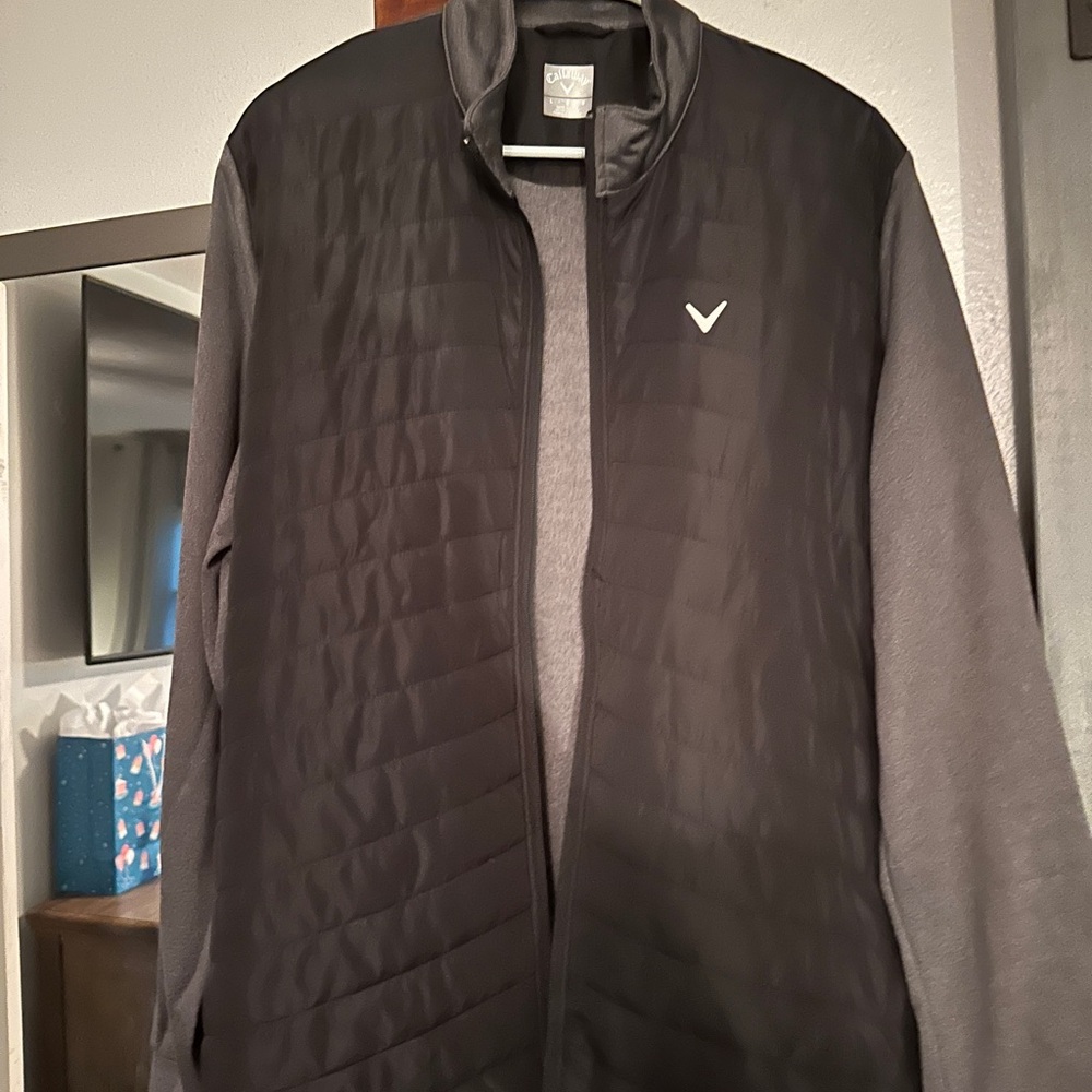 Callaway Men's Black and Gray Vest